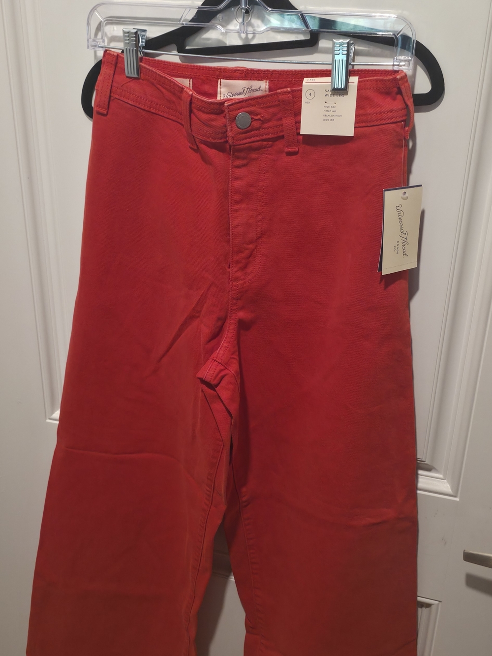 Universal Thread Red Wide Leg Jeans